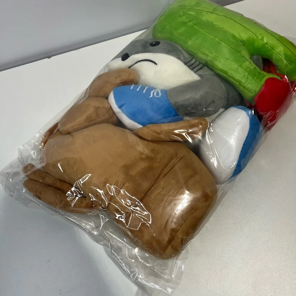 NEW Italian Brainrot Plush Set of 3 Tung Tung Tung Sahur Tralalero Tralala Shark - Picture 3 of 4